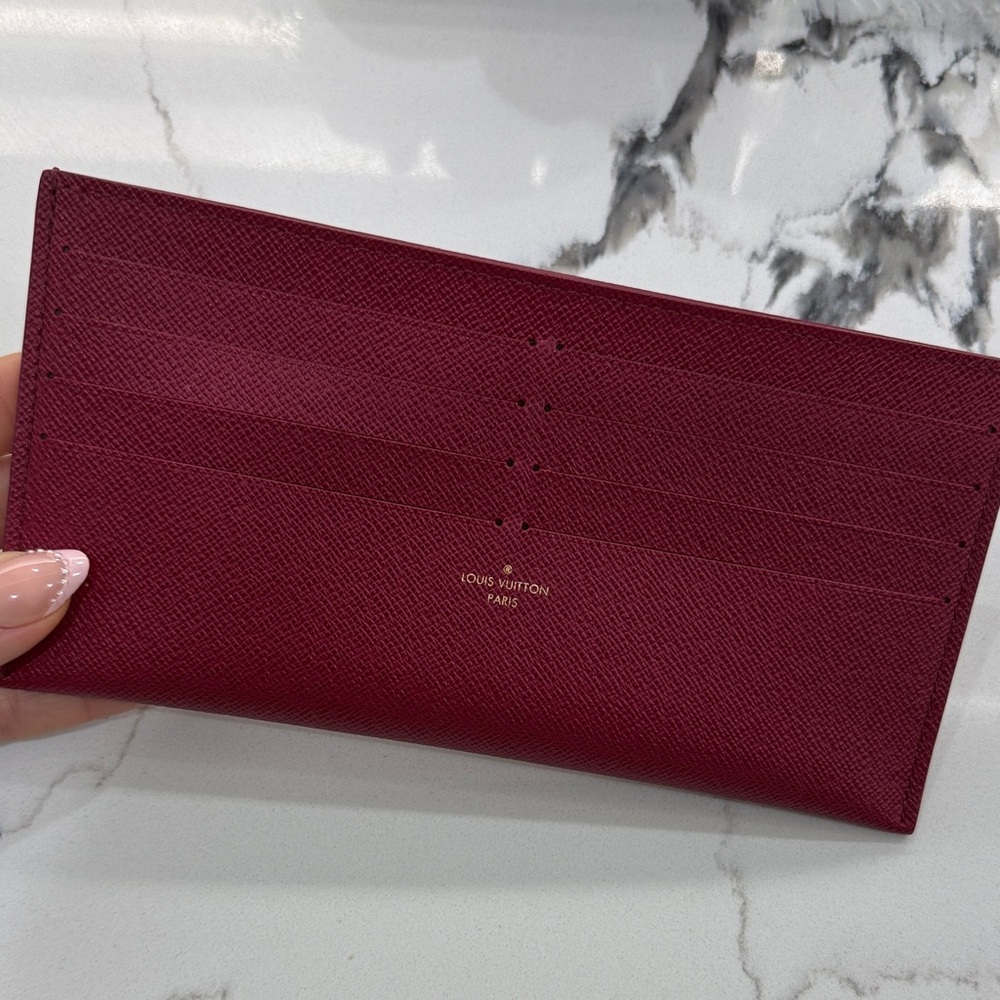 Authentic Louis Vuitton fushia Card Holder
